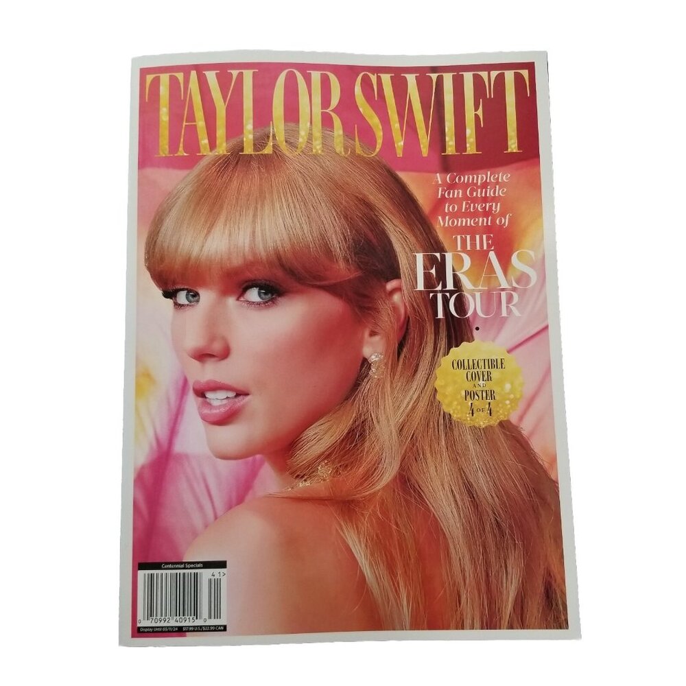 Taylor Swift Fan Eras Tour Magazine Collectible Cover and Poster 4 Of 4 New
